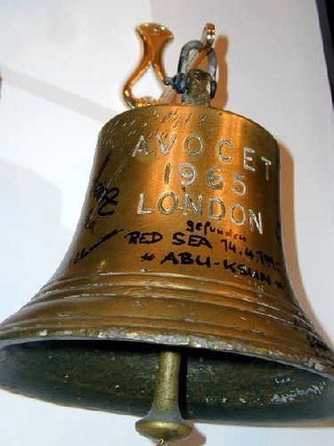 Antike original schiff - antike, glocke