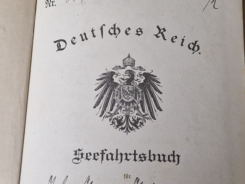 Antik seefahrtsbuch - antik,
