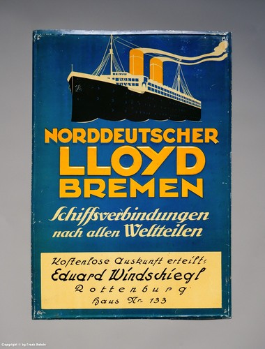 Altes blechschild - altes,