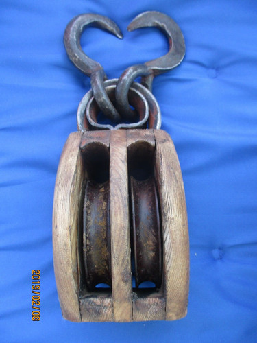 Antiker schiffsblock mit - antiker,