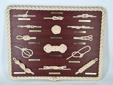 Vintage Knotentafel - 43x34cm